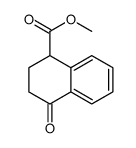 4-氧代-1,2,3,4-四氢化萘-1-羧酸甲酯结构式