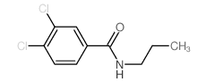 Benzamide,3,4-dichloro-N-propyl- Structure