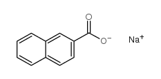 Sodium 2-Naphthoate Structure