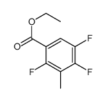 ethyl 2,4,5-trifluoro-3-methylbenzoate Structure