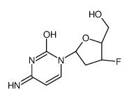 4-amino-1-[(2S,4S,5S)-4-fluoro-5-(hydroxymethyl)oxolan-2-yl]pyrimidin-2-one结构式