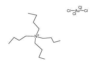 (TBA)[gold(III)tetrachloride] Structure