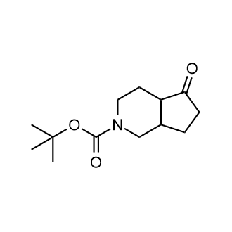 tert-Butyl 5-oxooctahydro-2H-cyclopenta[c]pyridine-2-carboxylate Structure
