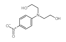 2,2'-((4-硝基苯基)氮杂二基)二乙醇结构式