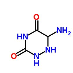 6-氨基-1,2,4-三嗪-3,5(2H,4H)-二酮结构式