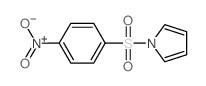 1-(4-nitrophenyl)sulfonylpyrrole结构式