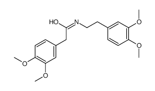2-(3,4-二甲氧基-苯基)-n-(2-(3,4-二甲氧基-苯基)-乙基)-乙酰胺结构式