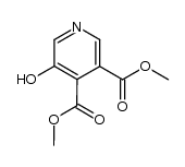 DIMETHYL 5-HYDROXYPYRIDINE-3,4-DICARBOXYLATE Structure