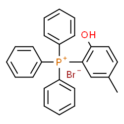 (2-Hydroxy-5-methylphenyl)triphenylphosphonium Bromide Structure