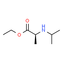 L-Alanine, N-(1-methylethyl)-, ethyl ester (9CI) Structure
