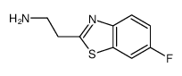 2-Benzothiazoleethanamine,6-fluoro-(9CI) structure