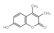 3,4-dimethylumbelliferone Structure