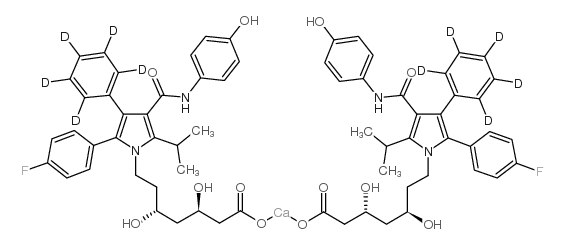 4-羟基阿托伐他汀半钙盐结构式