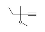 1-Ethyl-1-methyl-2-propynylmethyl ether结构式