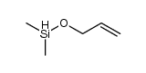 allyloxydimethylsilane Structure