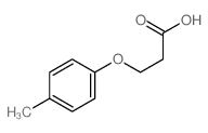 Propanoic acid,3-(4-methylphenoxy)- picture