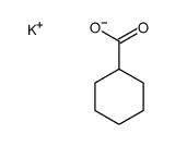 potassium,cyclohexanecarboxylate Structure