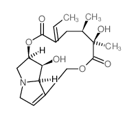 4H-1,13-Methano[1,7]dioxacyclotridecino[4,3-b]pyrrole-6,11-dione,10-ethylidene-2,7,8,9,10,13,14,14a-octahydro-7,14-dihydroxy-7,8-dimethyl-,(7R,8R,10E,13S,14R,14aR)- (9CI)结构式