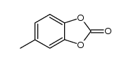 1,3-Benzodioxol-2-one,5-methyl- Structure