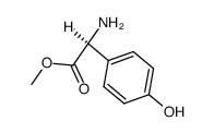 (S)-4-hydroxyphenylglycine methyl ester结构式