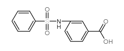 3-苯磺酰氨基苯甲酸结构式