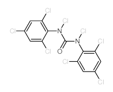 N,N′-DICHLOROBIS(2,4,6-TRICHLOROPHENYL) UREA结构式