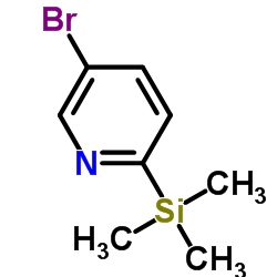 5-Bromo-2-(trimethylsilyl)pyridine Structure