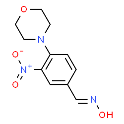 4-morpholin-4-yl-3-nitrobenzaldehyde oxime Structure