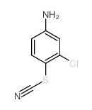 3-氯-4-硫代氰酰基苯胺结构式