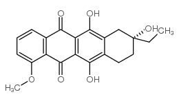 7-deoxydaunomycinone Structure