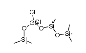 3,3,-dichloro-1,1,1,5,5,7,7,7,-octamethyl-3-germa-2,4,6-trioxa-1,5,7-trisilaheptane结构式