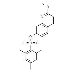 METHYL 3-(4-[(MESITYLSULFONYL)OXY]PHENYL)ACRYLATE structure