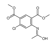 dimethyl 4-acetamido-6-chloroisophthalate结构式
