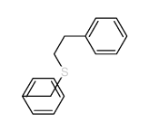 phenethylsulfanylmethylbenzene结构式