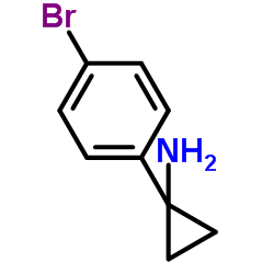 1-(4-溴苯基)环丙胺结构式