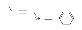 2-pentynyl phenylethynyl selenide Structure