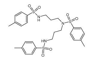 N,N',N''-tritosylbis(3-aminopropyl)amine Structure