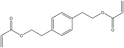 2-Propenoic acid, 1,4-phenylenedi-2,1-ethanediyl ester (9CI) Structure