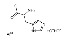 (L-histidinato-N,O)dihydroxyaluminium Structure