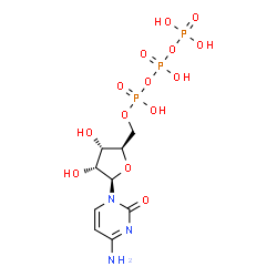 Cytidine 5'-(tetrahydrogen triphosphate), 2'-deoxy-, tetrasodium salt结构式