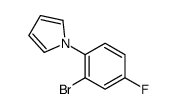 1-(2-溴-4-氟苯基)-1H-吡咯结构式