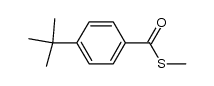 S-methyl p-(tertbutyl)benzothioate结构式