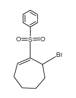 1-(phenylsulfonyl)-7-bromocycloheptene结构式
