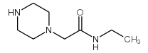 N-乙基-(9ci)-1-哌嗪乙酰胺结构式
