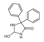 2-hydroxy-5,5-diphenyl-imidazolidin-4-one结构式