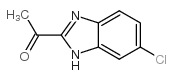 1-(6-氯-1H-苯并咪唑-2-基)乙酮结构式