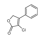 3-chloro-4-phenyl-2(5H)-furanone结构式