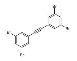 1,3-dibromo-5-[2-(3,5-dibromophenyl)ethynyl]benzene结构式