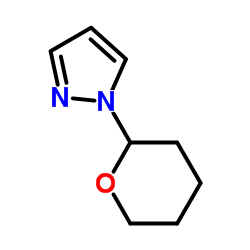 1-(Tetrahydro-2H-pyran-2-yl)-1H-pyrazole structure