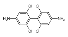 2,6,2',6'-tetrachloro-benzidine结构式